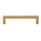 Gliderite Hardware 5-1/16 in. Center to Center Solid Square Bar Pull Brass Gold 21683-128-BG-1 - alternate 1